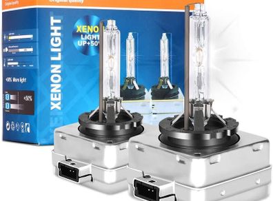 D3S Xenon Bulb Replacement HID Headlight Bulbs Replacement Headlight Xenon Bulbs 6000k 35w 12V Discharge Lamp IP68 Waterproof Design Pack of 2