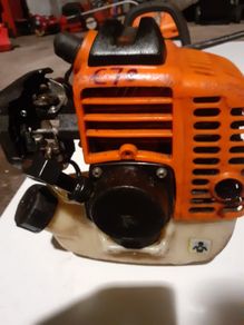 Petrol grass strimmer