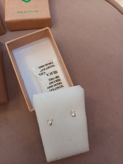 Silver earrings Gra (love ) celtic collection