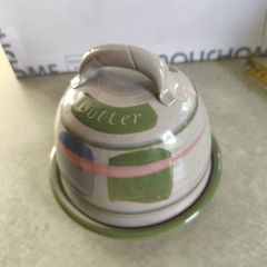 Lovely Pottert Butter Dish Signed Smc.