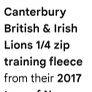 British and irish lions 1/2 zip Image 3