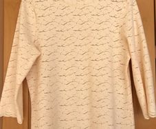 Ladies Cream Lace Top by Gallery, Dunne's