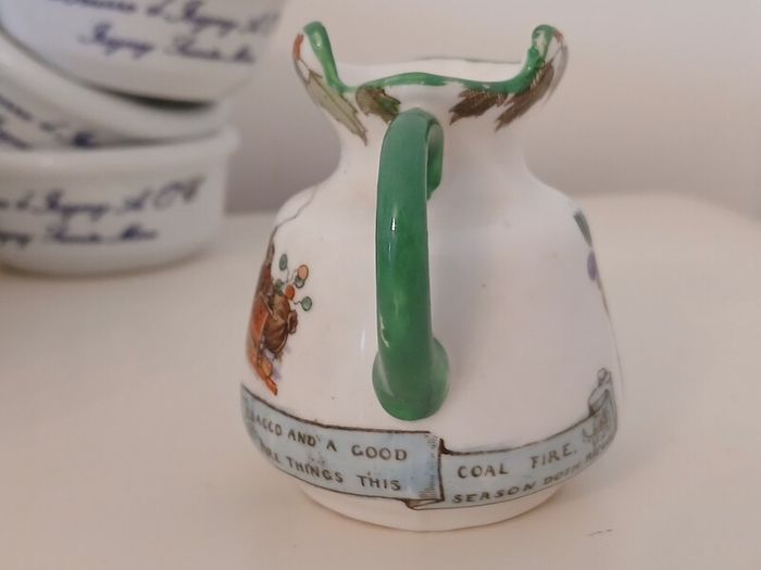 Rare Antique Royal Doulton  Father Christmas Miniature Pitcher