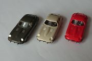 3 Jaguar E model cars