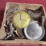Old Box Of Scrap Watches Image 3