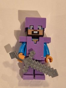 LEGO Minecraft Armoured Steve Minifigure