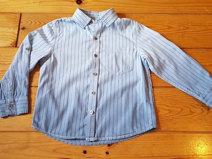 Age 4-5 NEXT Blue Ombre Shirt