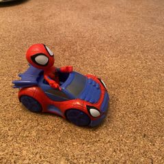spiderman car and figure