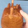 Buddha hand hardwood wine holder Image 8