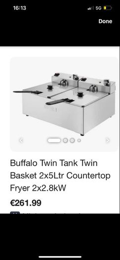 12L 220v Commercial Electric Deep Fryer w/Dual Tanks  Stainless Steel Countertop Fryer for Fried Chicken French Fries