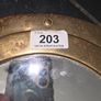 2X Antique Bronze Porthole Mirror - Like Vintage Brass Image 4