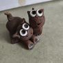 Vintage Cat with Kitten Figurine Made by Clay Companions Collectible Figurine Image 10