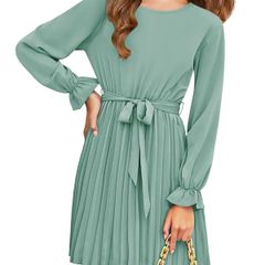 Brand New Girls' Elegant Long Sleeve Dress.