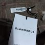 Glamorous Brown Check Skirt, New With Tags Image 2
