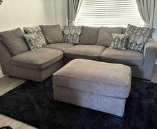 4 Seater Couch with Footstool