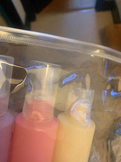 Reusable cosmetic bottles for travel