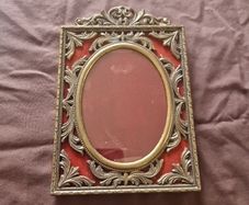 vintage brass frame
