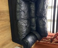 free to take genuine leather couch