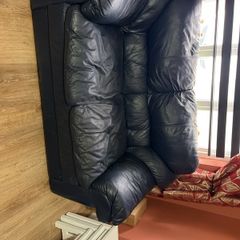 free to take genuine leather couch