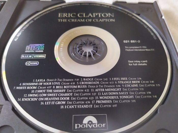 The Cream Of Clapton Cd
