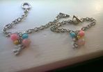 bubble teddy charm bracelet