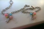 bubble teddy charm bracelet