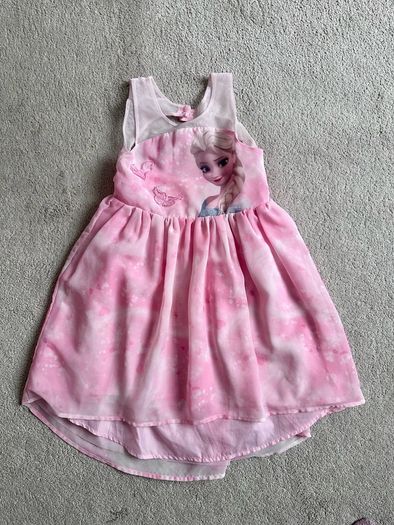Price Drop! Like New Disney Frozen Dress and Bag Bundle 4-6yrs