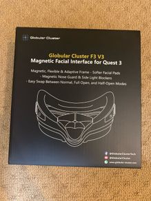 Globular Cluster F3 V3 Magnetic Facial Interface for Quest 3