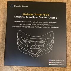 Globular Cluster F3 V3 Magnetic Facial Interface for Quest 3