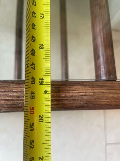 Mid Century bamboo coffee table