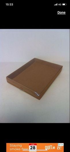 Window box with clear lid