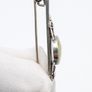 Connemara Marble Sterling Silver Brooch - Vintage Image 6