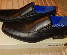 Black Marco Bocelli Men's Shoes  Size- UK 9