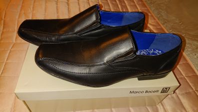 Black Marco Bocelli Men's Shoes  Size- UK 9