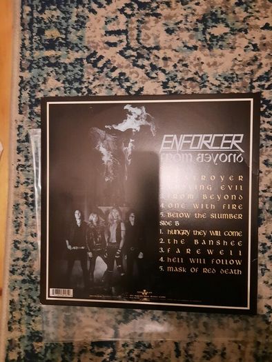 ENFORCER: From Beyond - LP -2015 ( Fully autographed)