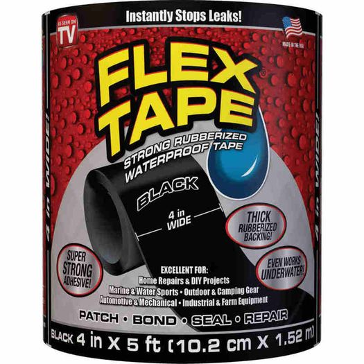 Flex Tape Super Strong Rubberised  Waterpoof Tape/Clear/black