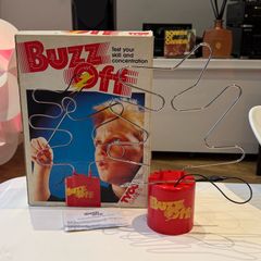 Vintage 1990s TYCO "Buzz Off!" Wire Steady-Hand Buzzer Game (Boxed)