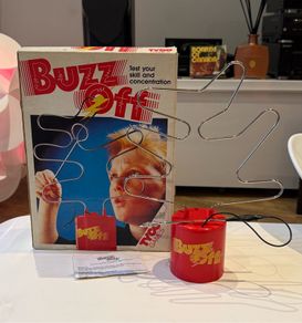 Vintage 1990s TYCO "Buzz Off!" Wire Steady-Hand Buzzer Game (Boxed)