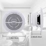 6.5 Inches 120 Watts Waterproof Bluetooth Marine Speakers Ceiling Speakers Perfect for Kitchen Home Tub Bathroom Outdoor (White) Image 3