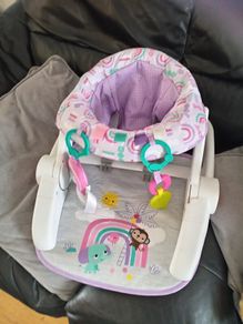 Bright Starts Learn-to-Sit Baby Floor Seat 2-Positions Grow with Infant