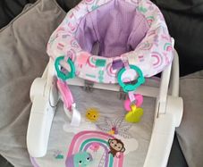 Bright Starts Learn-to-Sit Baby Floor Seat 2-Positions Grow with Infant