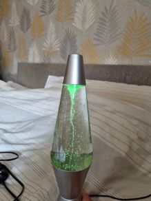 glitter lamp