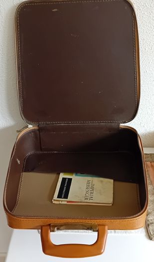 Typewriter and case