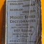 3 X Rare Vintage 1936-37 Midget Series Dictionaries Published By Burges & Bowes L.t.d  London. First edition in fair condition.  See photos for same. Image 4