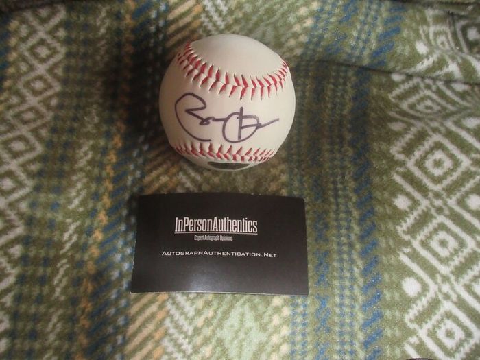 Signed Barack Obama baseball