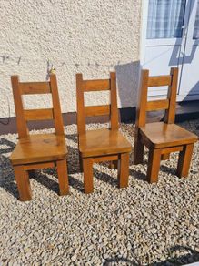 Solid pine Dining chairs