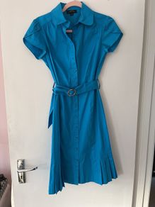 Tahari cotton shirt dress