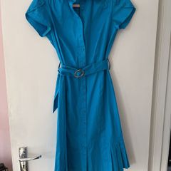 Tahari cotton shirt dress