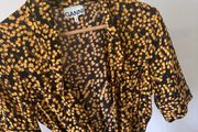 ganni wrap dress - size 8/20