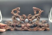 Chinese Qing Carved Dragon Incense Stand 19th Century